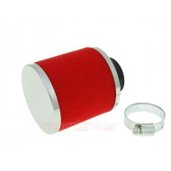 Gaisa filtrs Sport Vicma 28/35mm, sarkanā krāsā, taisns  