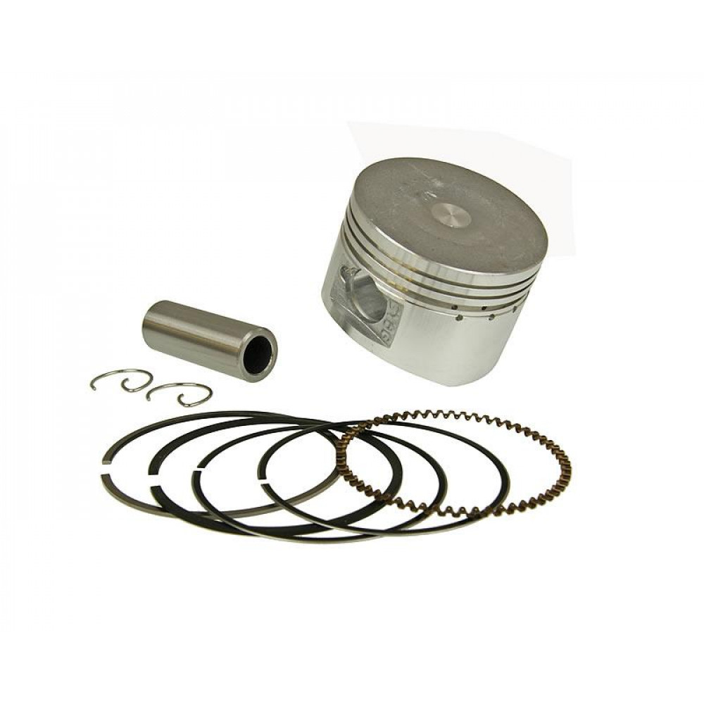 piston set 125cc incl. rings, clips and pin for GY6 152QMI GY15015