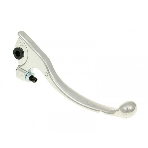 brake lever right, silver color for Derbi, HM, MH, Rieju, Sherco VC24891