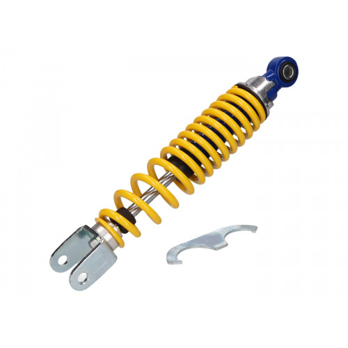 rear shock absorber Carbone Sport 290mm blue / yellow for Aprilia SR 50 (Piaggio engine) 36774