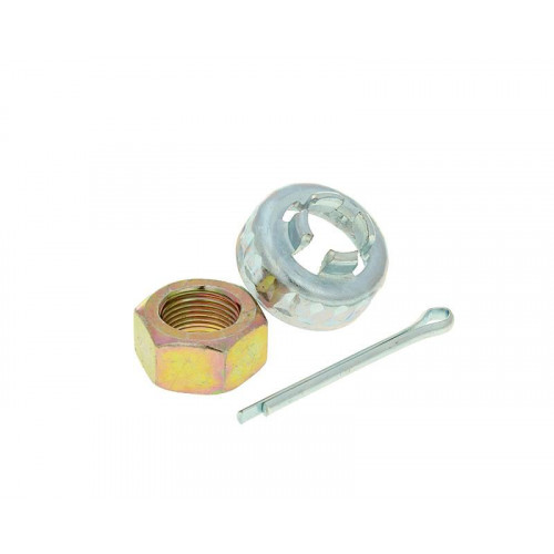 wheel nut M16 SW24 with cap and split pin for output shaft for Piaggio 15479