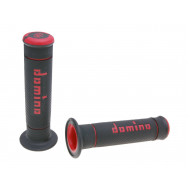 handlebar grip set Domino A240 Trial black / red 37207