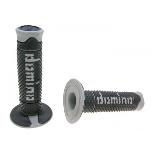 handlebar grip set Domino A260 off-road black / grey 37233