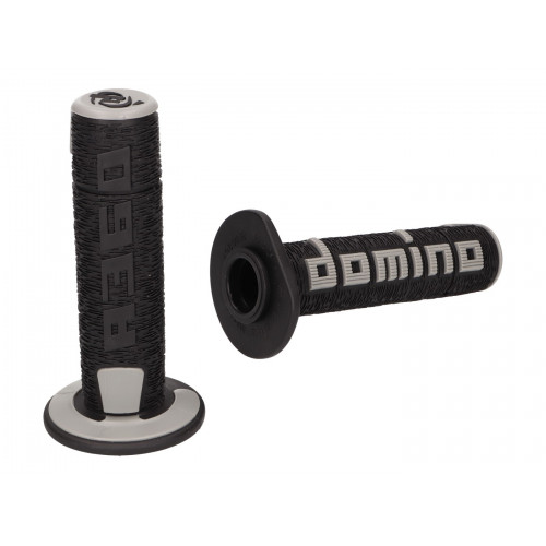 handlebar grip set Domino A360 off-road black / grey 37535