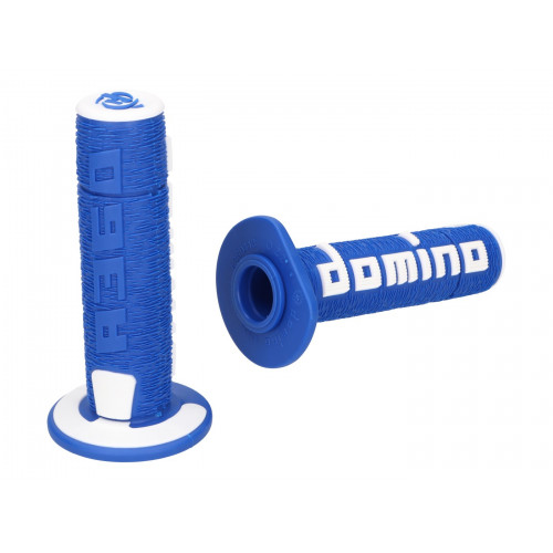 handlebar grip set Domino A360 off-road blue / white 37605