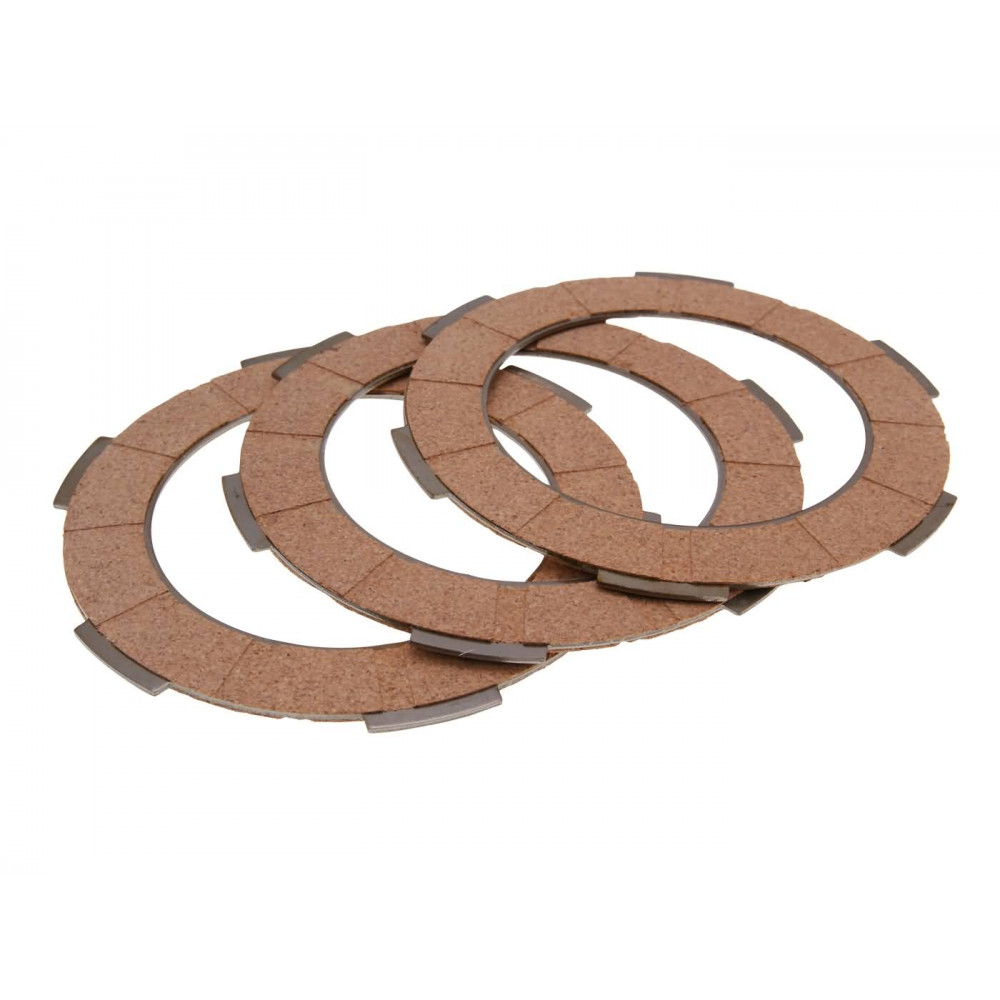 clutch disc set / clutch friction plate set Ferodo 3 pcs for Vespa 50, 90, 125 Primavera, ET3 35402