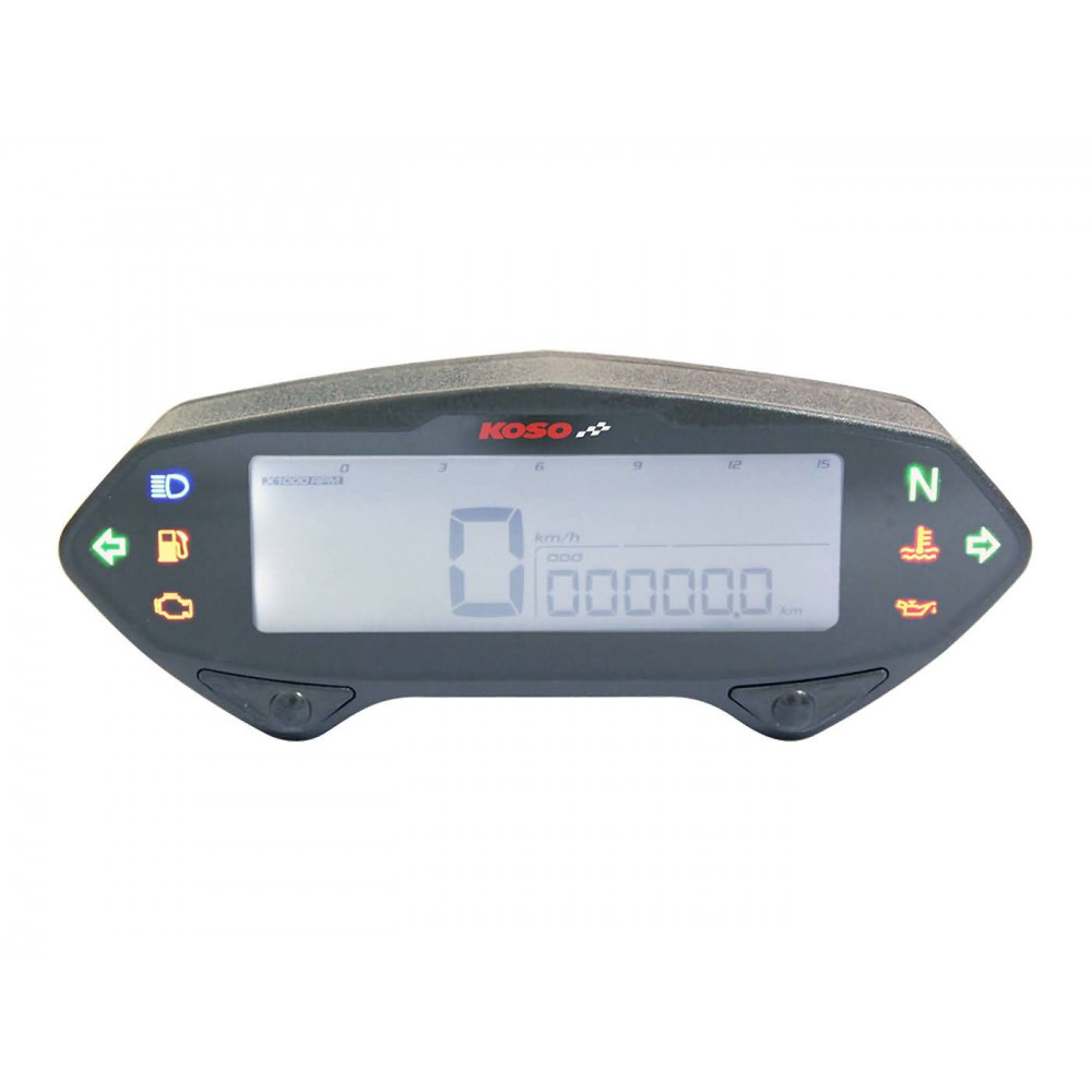multifunctional speedometer Koso DB-01RN with E-mark 36781