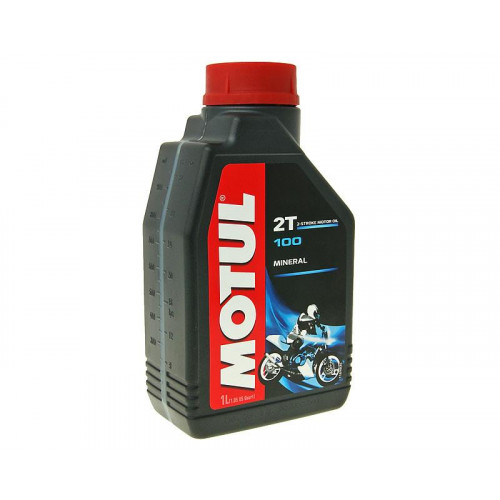 Motul engine oil 2-stroke 100 mineral 1 liter MOT837511
