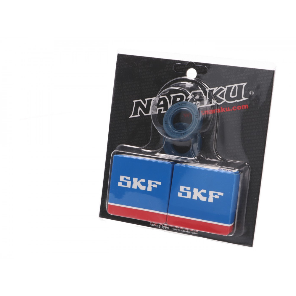crankshaft bearing set Naraku SKF C4 metal cage for Derbi EBE, EBS, D50B0 NK102.91