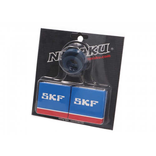crankshaft bearing set Naraku SKF metal cage for Minarelli CW, MA, MY, CA, CY NK102.93