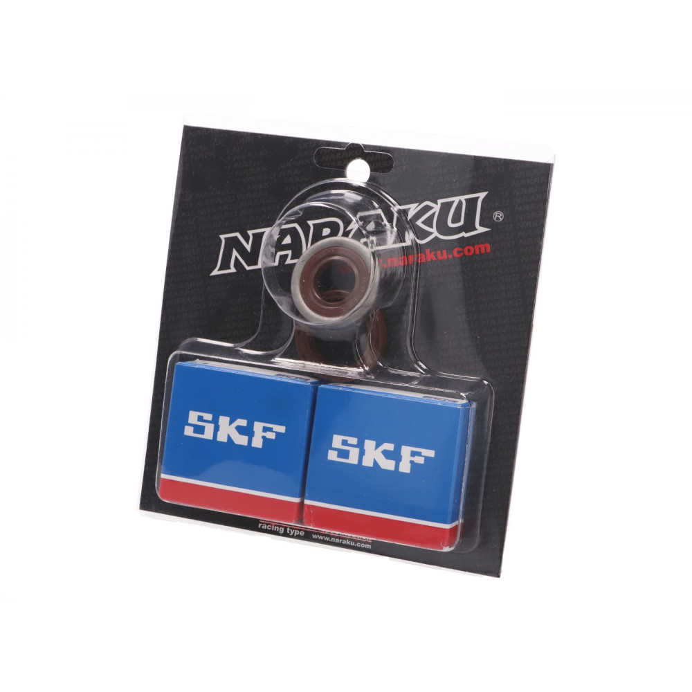 crankshaft bearing set Naraku SKF C4 metal cage for Minarelli AM NK102.99