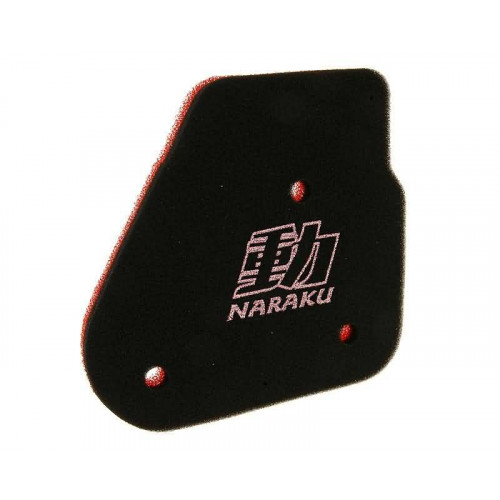 air filter foam insert Naraku double layer for Minarelli horizontal NK303.01