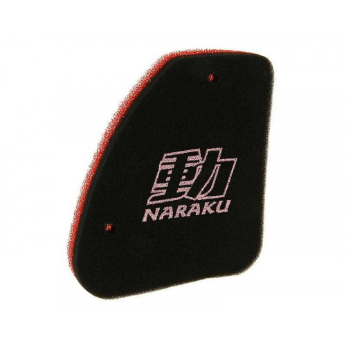 air filter foam insert Naraku double layer for Peugeot vertical NK303.02