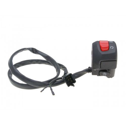 right-hand switch assy for E-starter, w/ light switch for Derbi GPR Naked, Nude 50, 125 37139