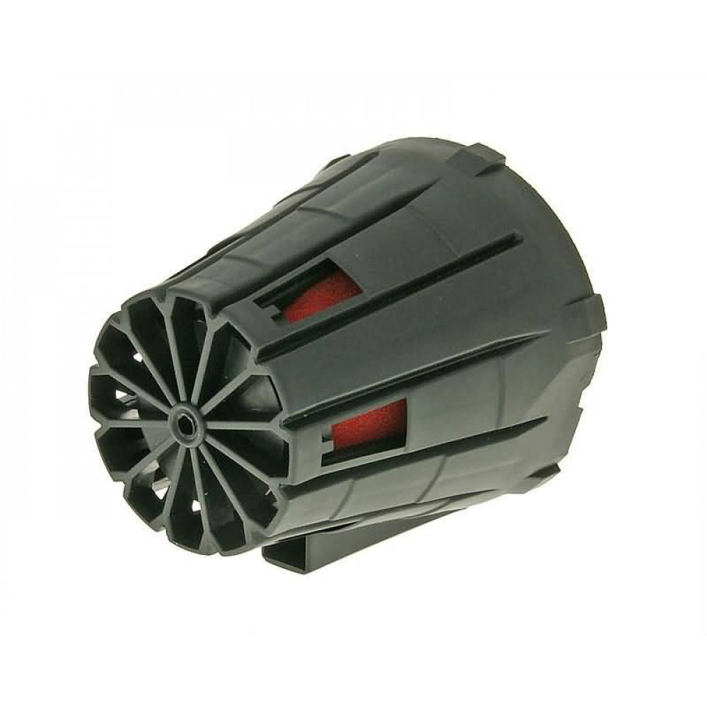 air filter boxed racing 28-35mm (incl. adapter) straight version red filter, black housing VC18396