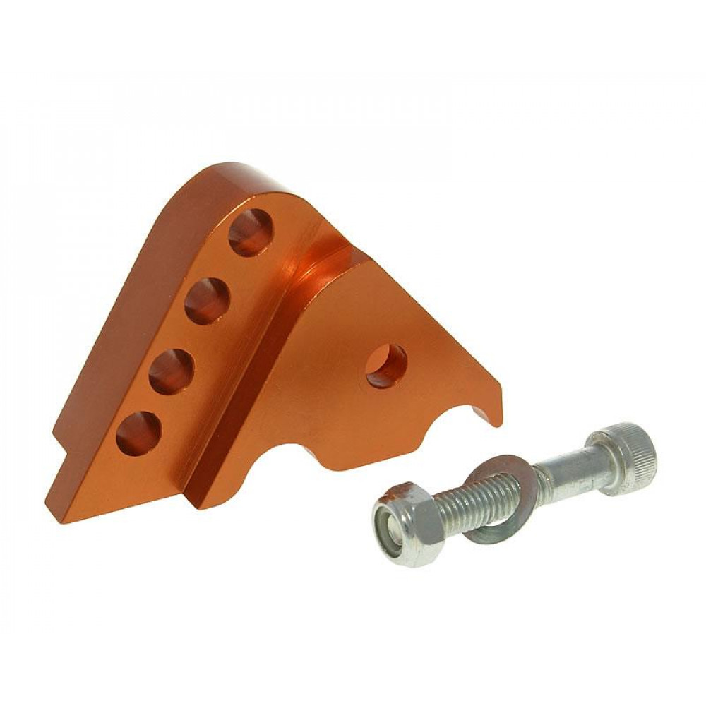 shock extender CNC 4-hole adjustable mounting - orange for Minarelli horizontal VC21336