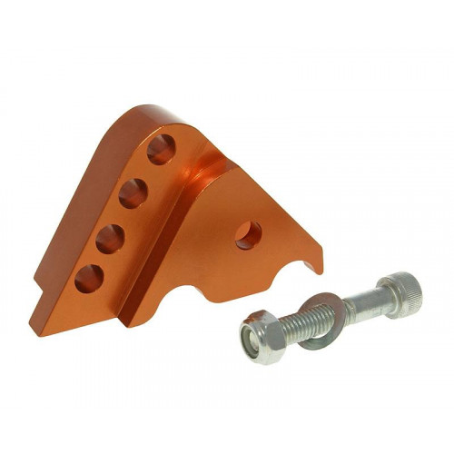 shock extender CNC 4-hole adjustable mounting - orange for Minarelli horizontal VC21336