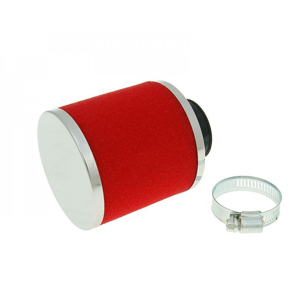 air filter Big Foam 28-35mm straight carb connection (adapter) red VC23320